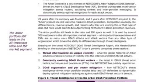 HadenStance Briefing - Intelligence-Driven DDoS Defense