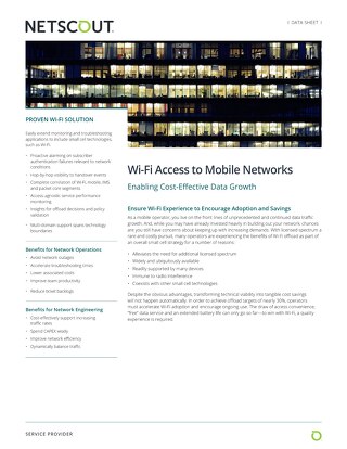 Wi-Fi Access to Mobile Networks