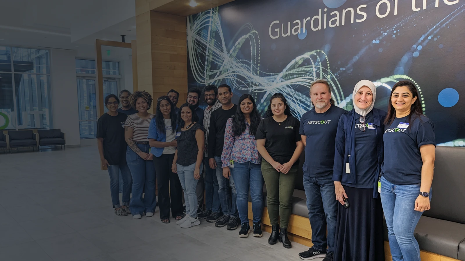 Group of NETSCOUT employees