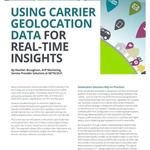 Using Carrier Geolocation Data for Real-Time Insights