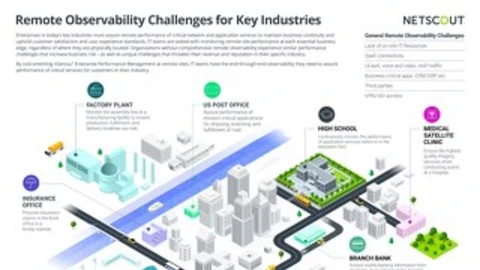 Remote Observability Challenges for Key Industries